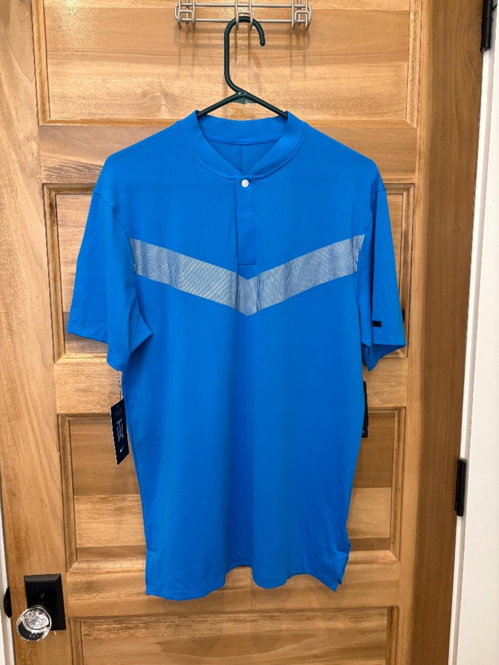 Dri-Fit Tiger Woods Polo Nike Golf Royal Blue Small NEW